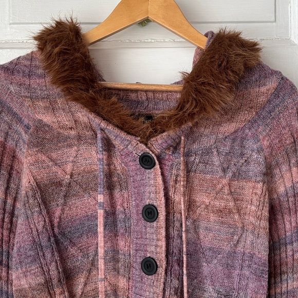 CURRENT MOOD CROPPED HOODED CARDIGAN SWEATER - Picture 2 of 10